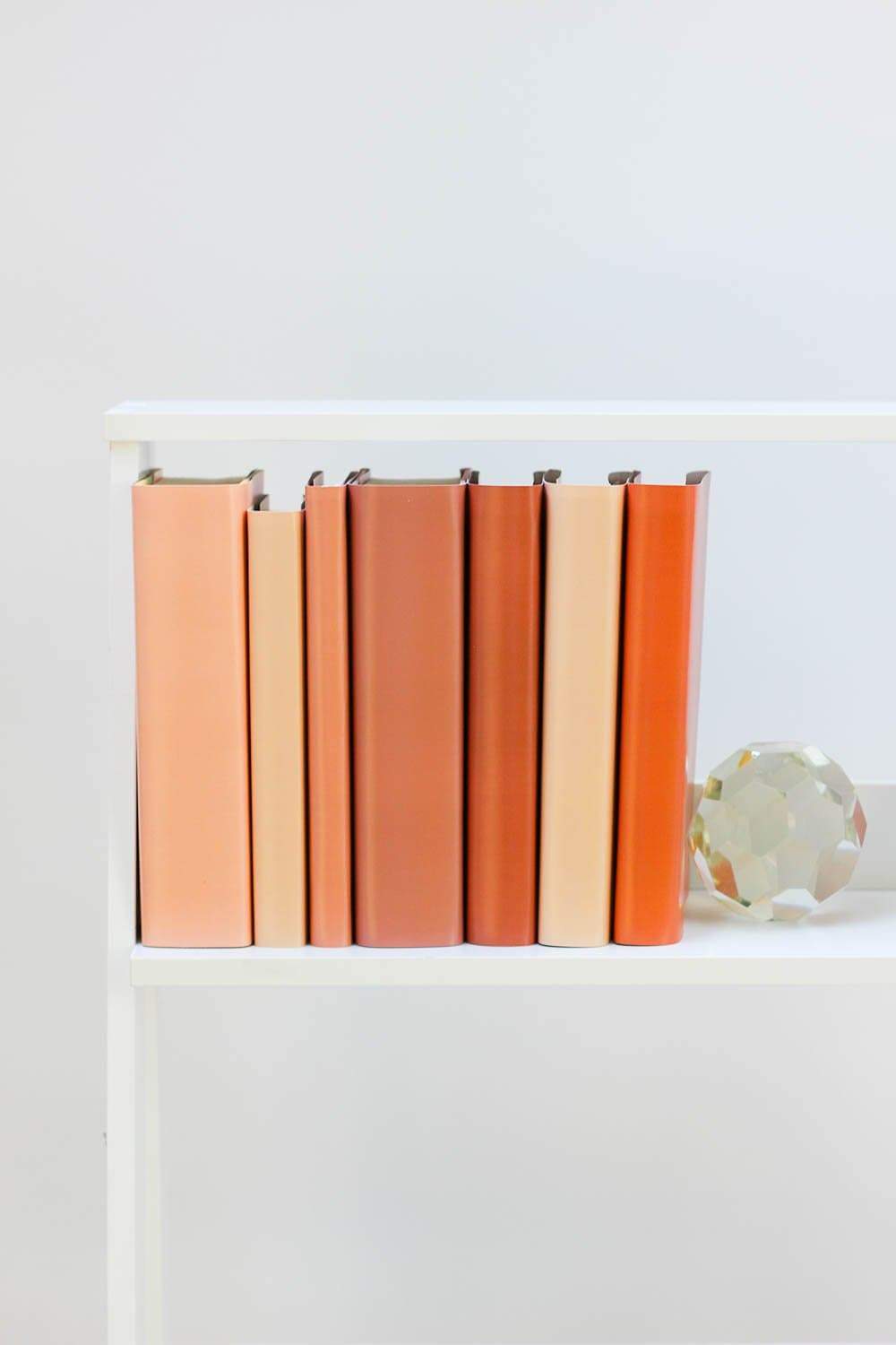 Set of styled nude books made with nude book covers